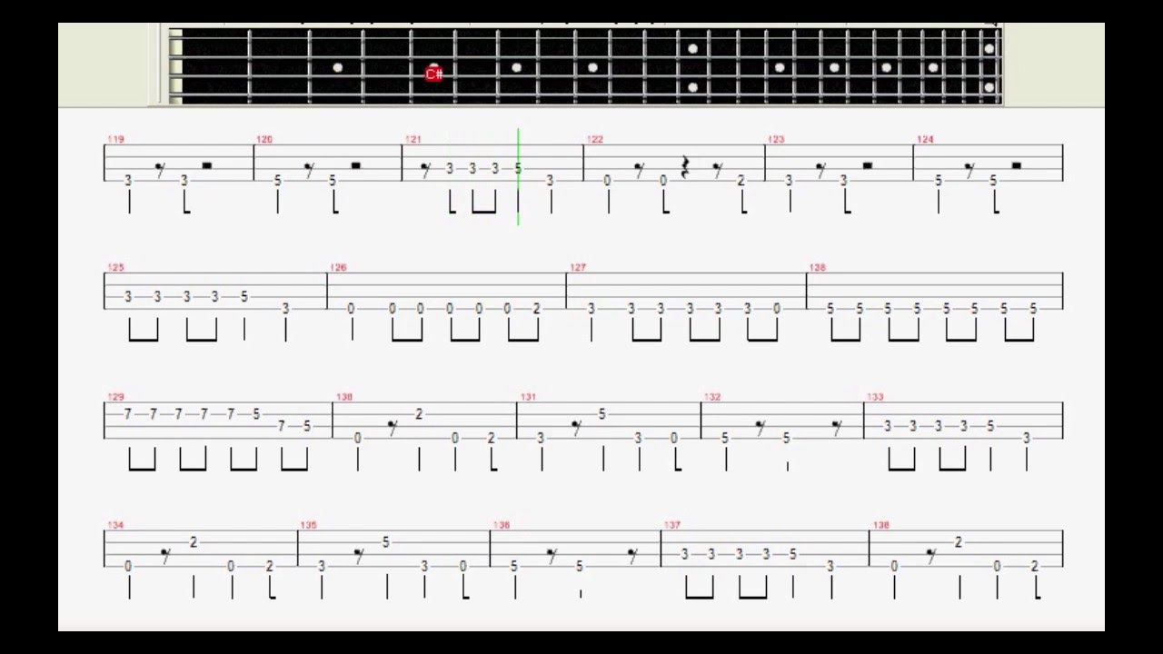 Guns N' Roses - Sweet Child O' Mine (Bass Cover) (Bass Tab)