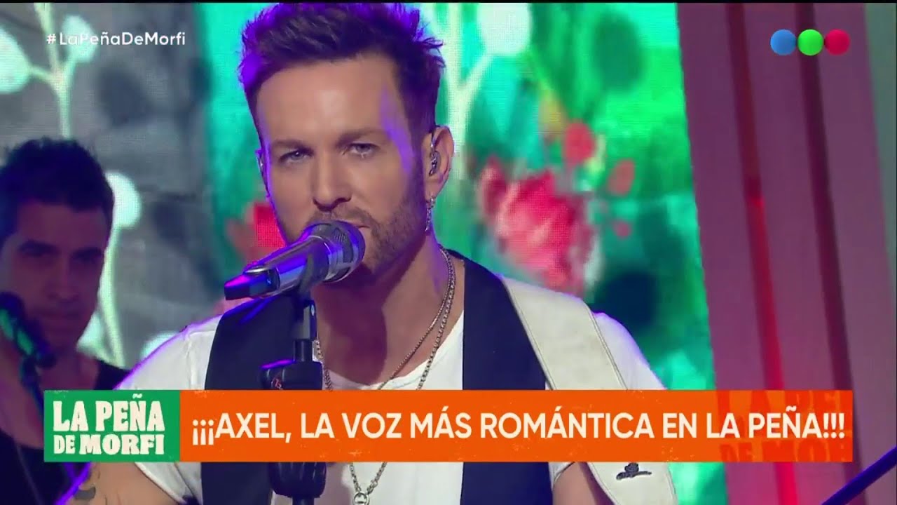 AXEL EN VIVO: la voz más romántica con todos sus éxitos - La Peña de Morfi 2023