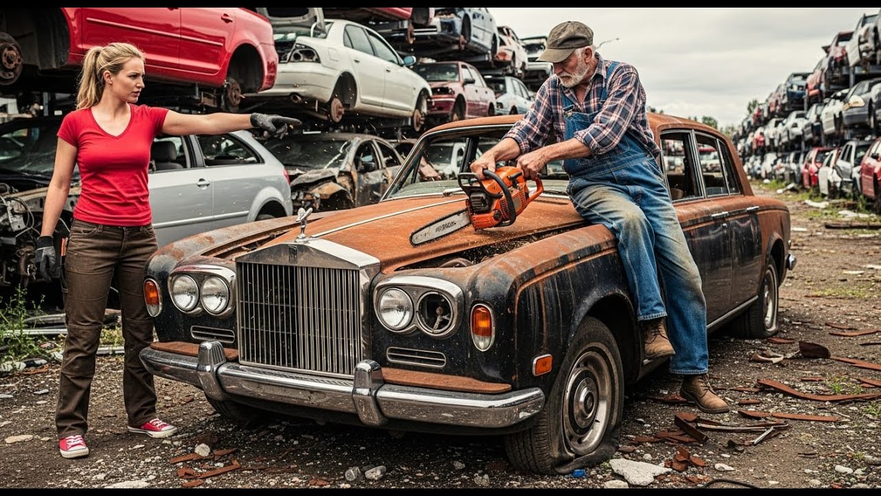 ASMR Car Restoration Full Rebuild of Rolls-Royce  1970 from Abandoned Condition to Looking New