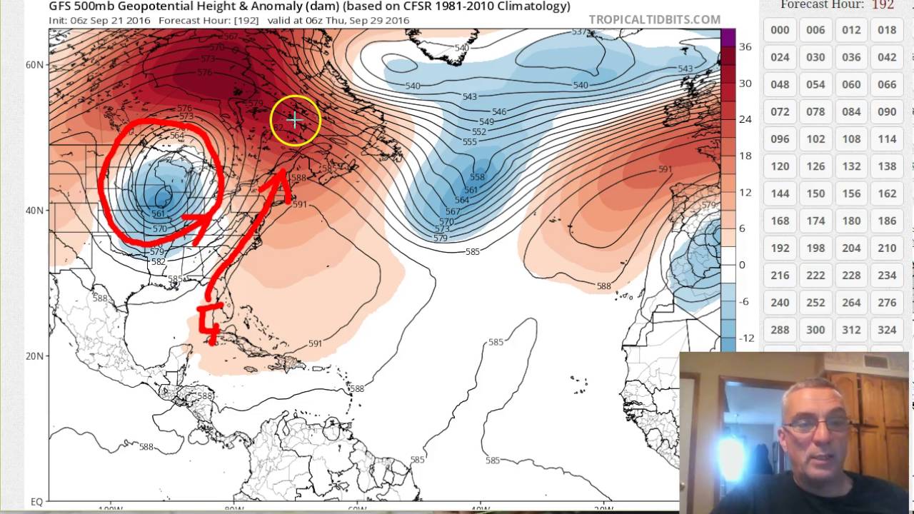 Tropical Storm Karl & Long Range Model Changes