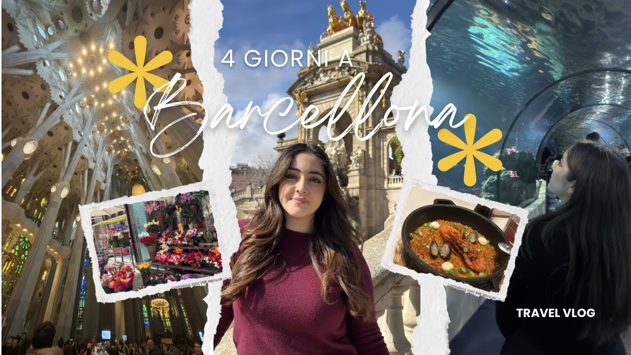4 GIORNI A BARCELLONA 🇪🇸 🩷 tra cibo e passeggiate