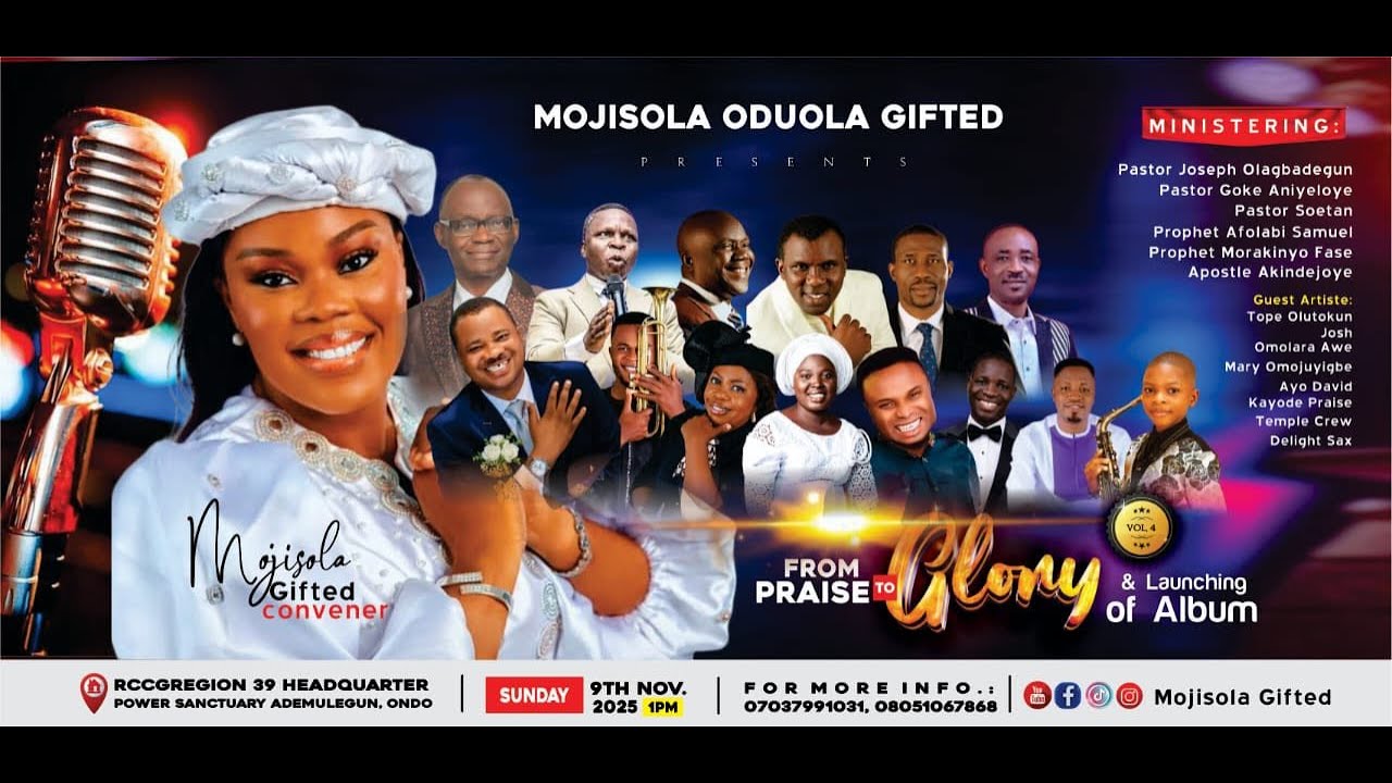 FROM PRAISE TO GLORY (VOL. 4) || LIVE || MOJISOLA GIFTED