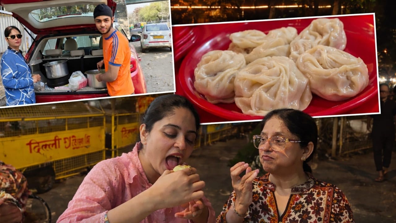 Sunday Vlog ❤️ Homeless Logo Ko Khana Khilaya | Nani Ke Ghar Masti + Delhi Street Food