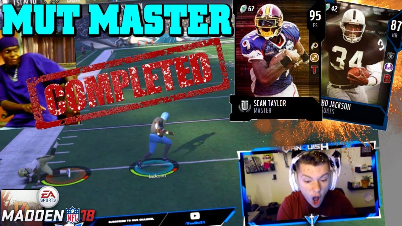 Madden 18: Hilarious Gameplay! | 95 Overall Mut Master Sean T Complete!? | BO JACKSON THE GOAT!