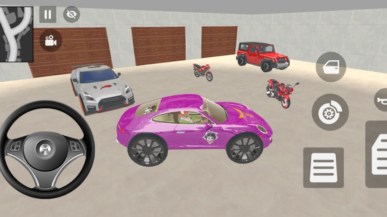 Franklin car modification in Indian left auto simulator 💥🤩