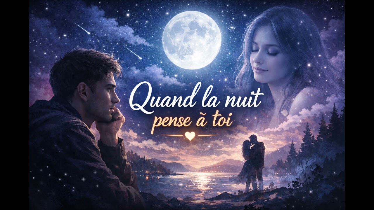 Quand la nuit pense à toi/Paroles,chanson romantique 