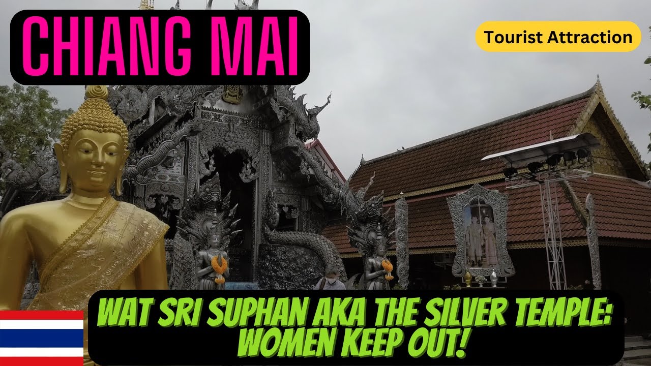 🇹🇭 Exploring Wat Sri Suphan (The Silver Temple), in Chiang Mai, Thailand.