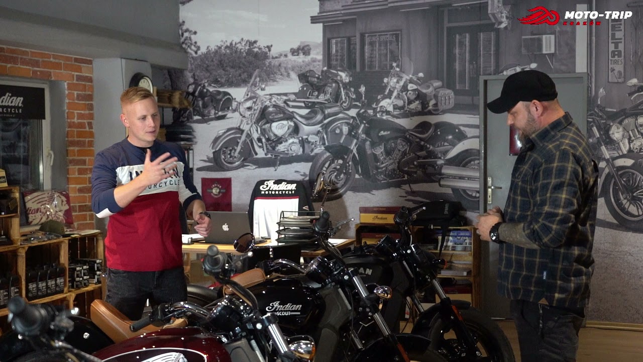 Salon Indian Krak&oacute;w, wizyta w Moto-Trip