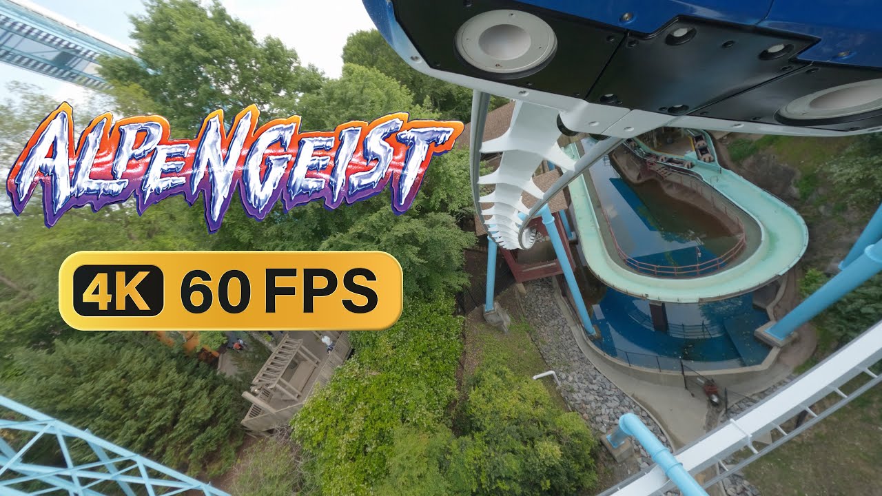 Front Row Alpengeist POV | Highest Quality | Busch Gardens Williamsburg