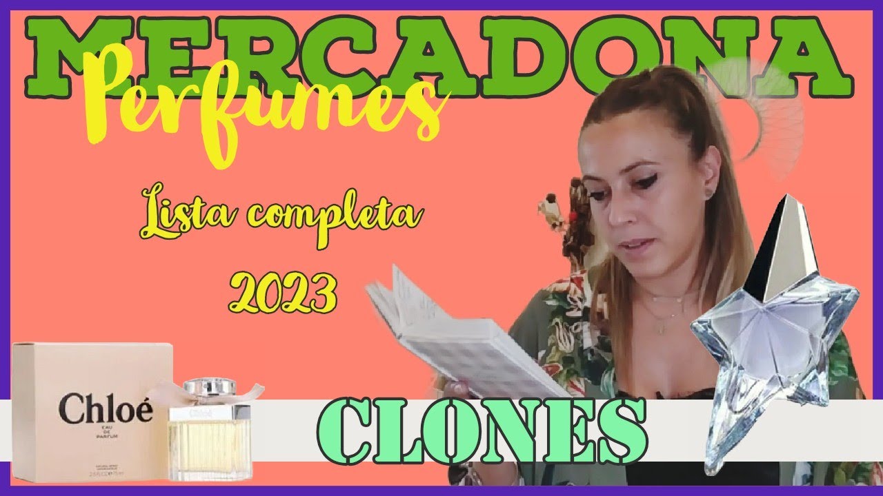 CLONES perfumes MERCADONA 🌺 LISTA completa 2023