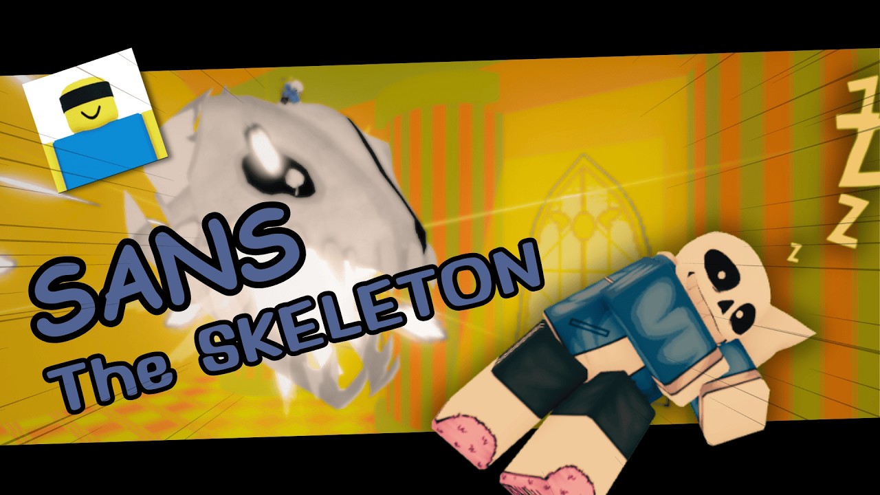 [JJS SkillBuilder]SANS the skeleton moveset Showcase