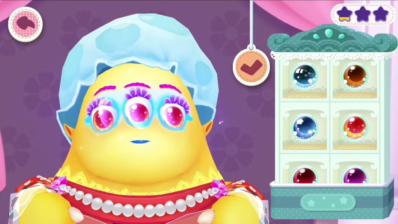Baby Bus Little Monster's Makeup Game, Creative with Monsters: Makeup, Hair, Nails, and Dress Up Fun