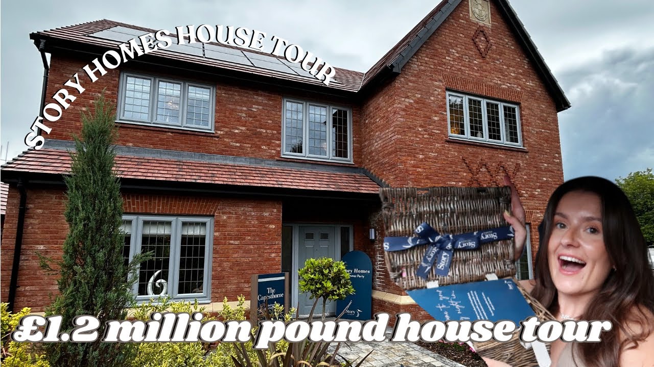 INSIDE £1.2 million pound home!! STORY HOMES THE CAPESTHORNE 5 BED NEW BUILD HOUSE TOUR & EVENT