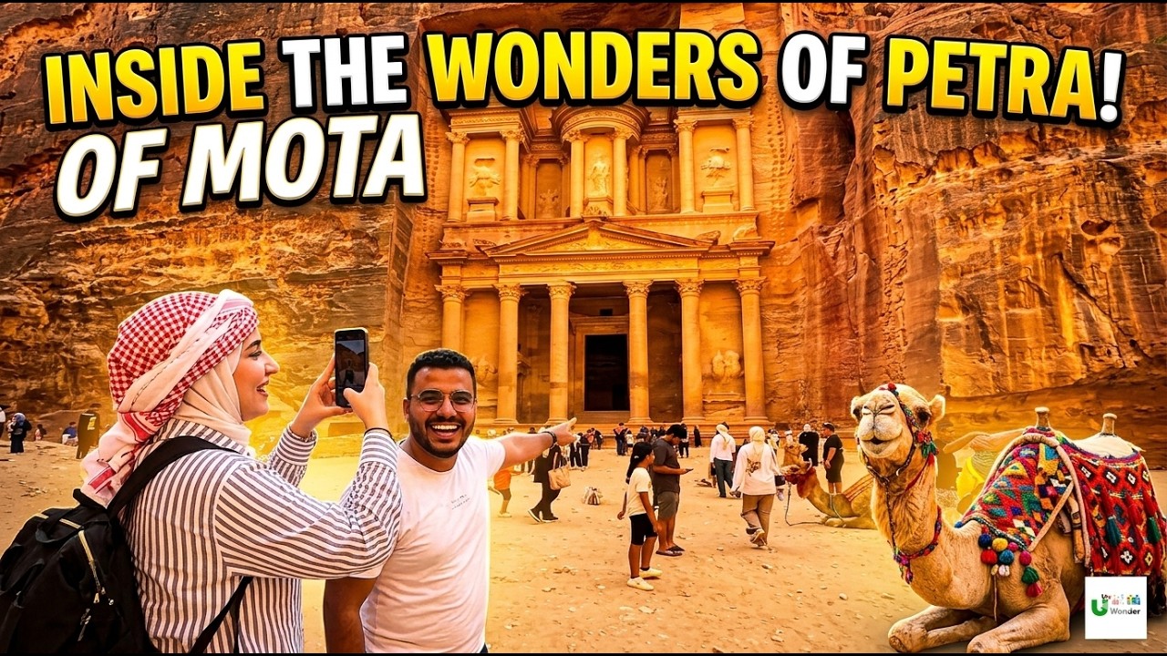 Petra Jordan Walking Tour | Explore the Lost City in Stunning 4K