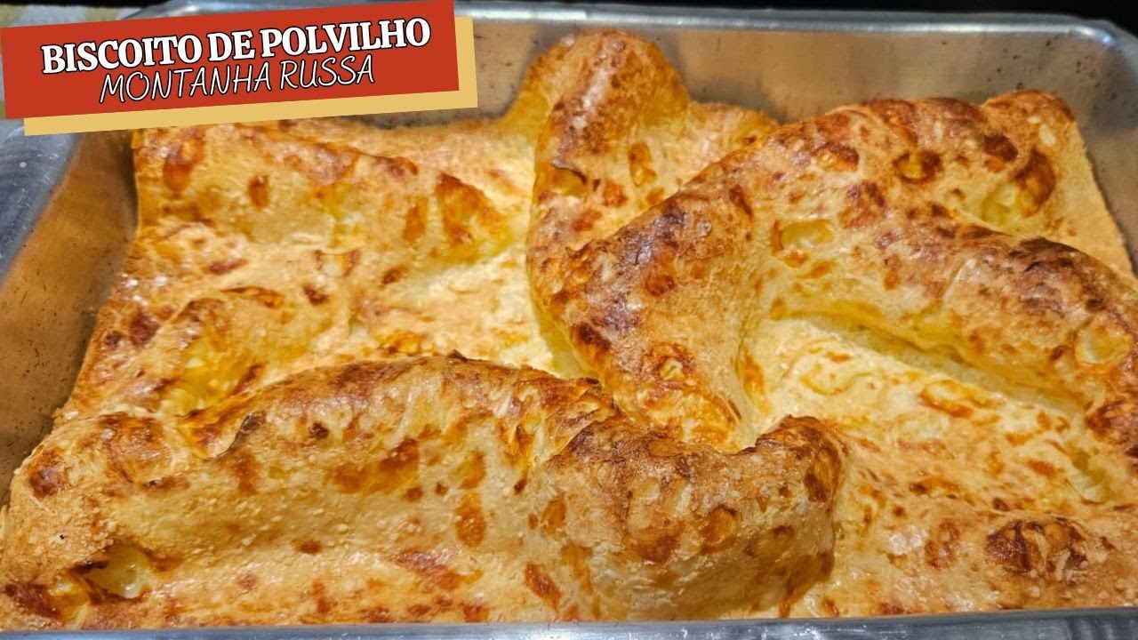ESSA É A MELHOR RECEITA DO FAMOSO BISCOITO MONTANHA RUSSA DE POLVILHO | Receitas da Maninha