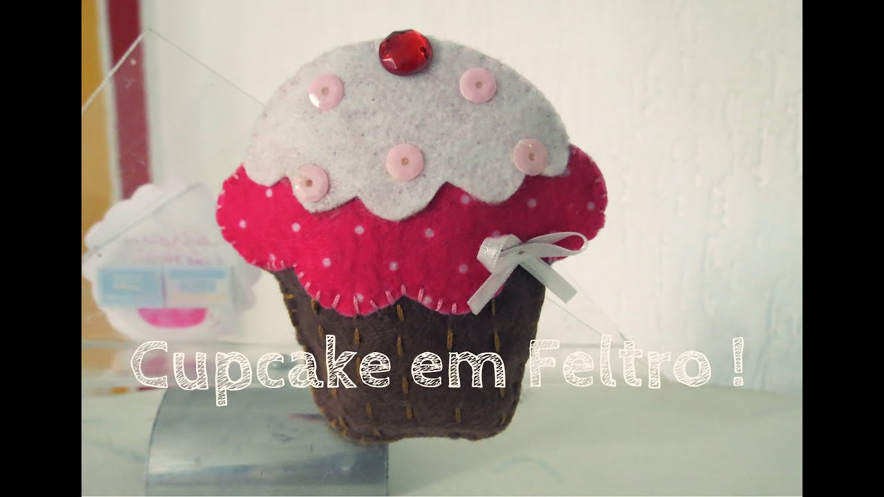 Faça voce mesmo | Cupcake em feltro