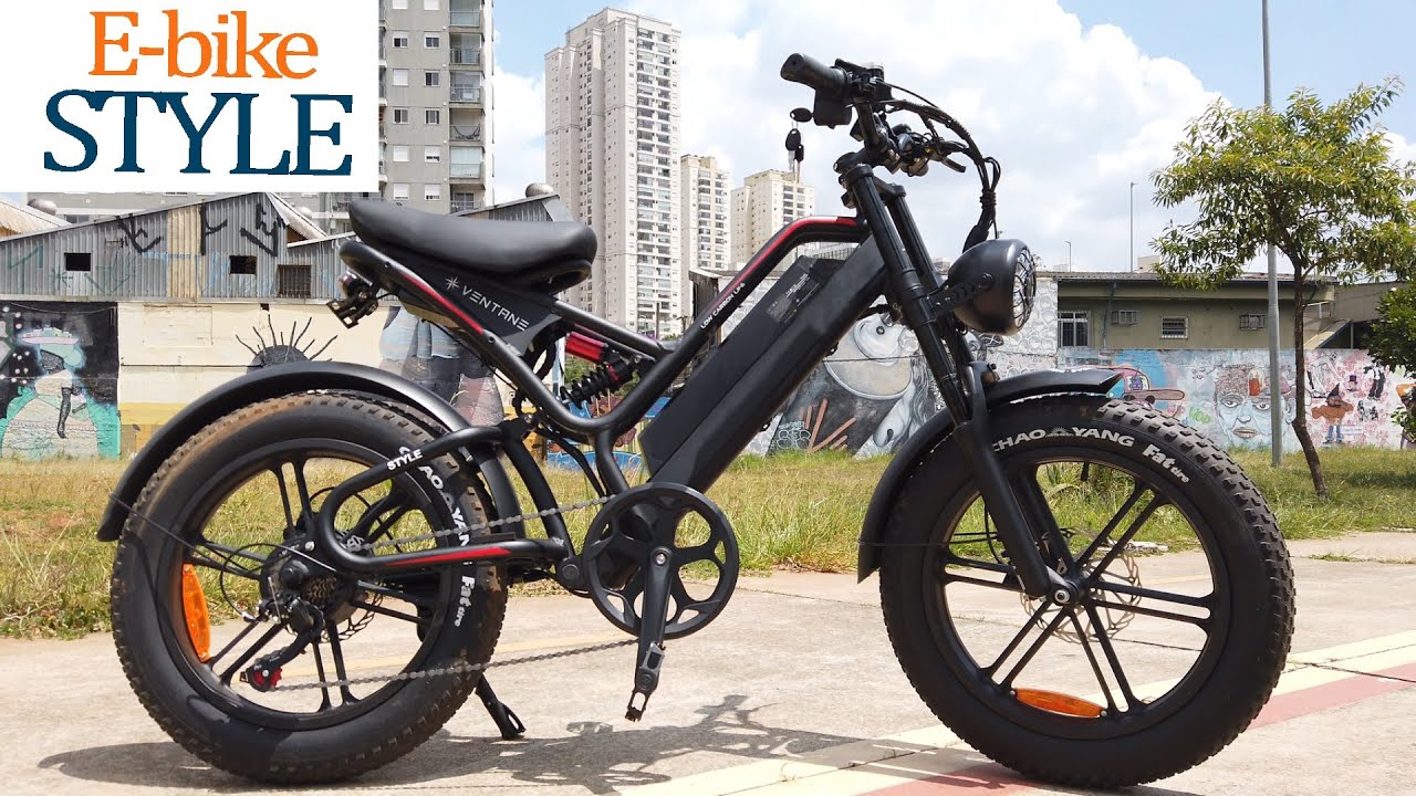 NOVA VERSÃO DA E-BIKE STYLE com boas alterações. Motor de 750W e FULL SUSPENSION c/ freio hidráulico