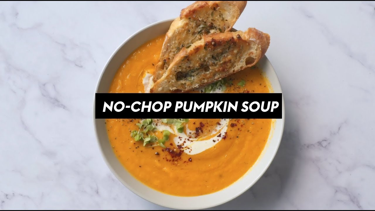 No Chopping Is Required For This Creamy Pumpkin Soup! | delicious. Australia