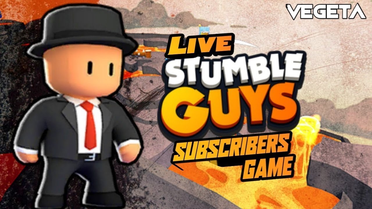 Stumble guys live stream block dash classic | Teams playing with subscribers 😎