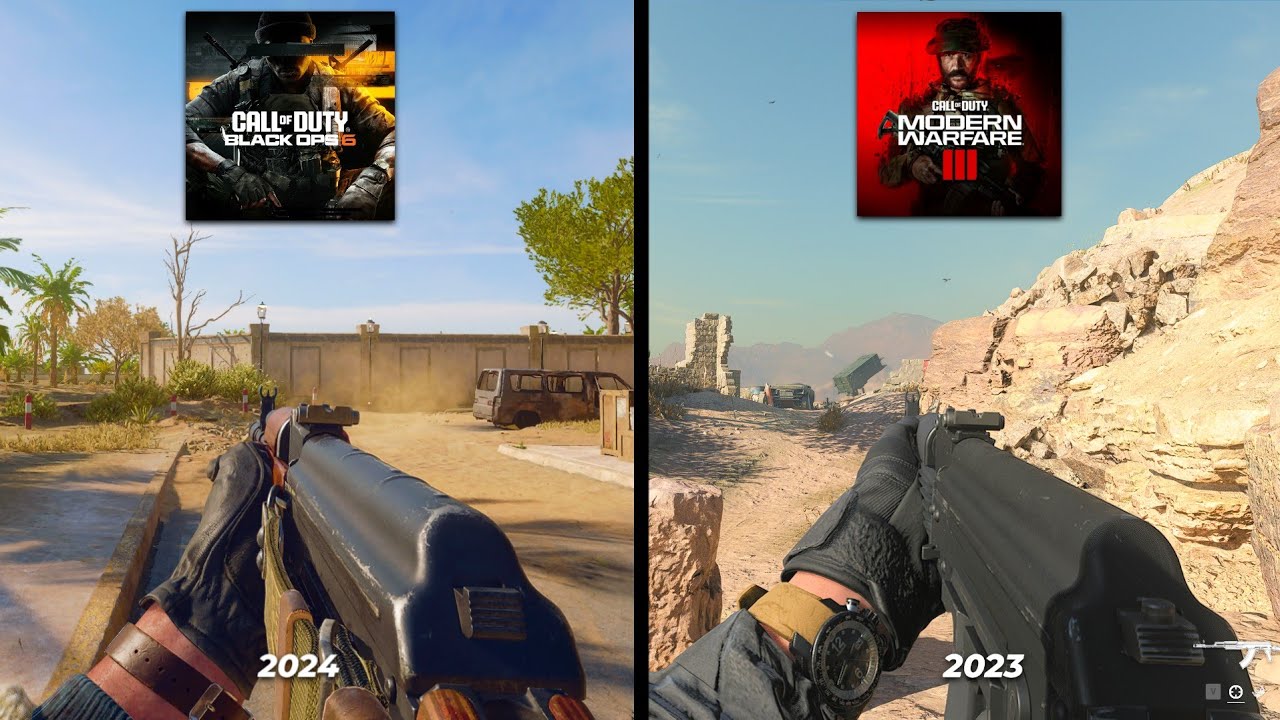 Call of Duty: Black Ops 6 vs Modern Warfare 3 - Details and Physics Comparison