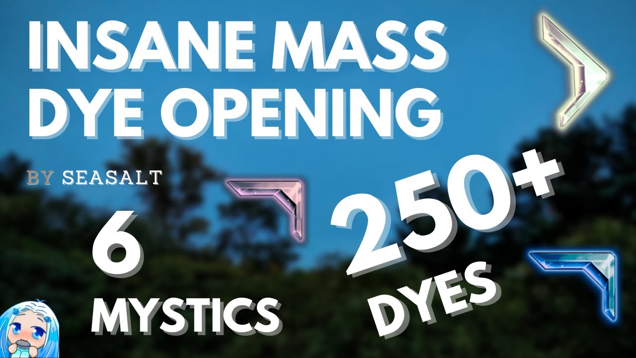 I OPENED 250+ DYES and GAVE AWAY 3 MYSTICS (Karuta Mass Dye Opening)