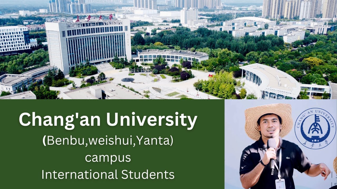 Chang'an university international students|| university in China|| aerial view of Changan university
