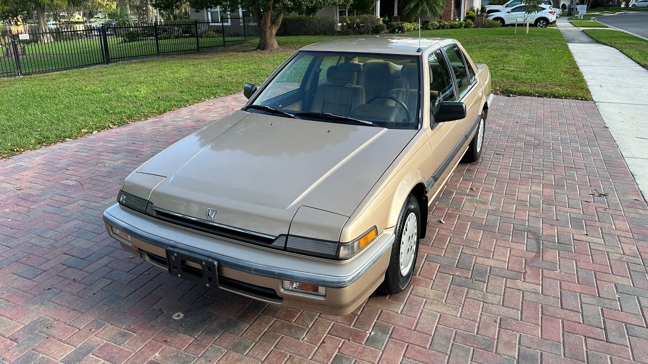 1988 Honda Accord LX 58k walk around and test drive 3rd gen