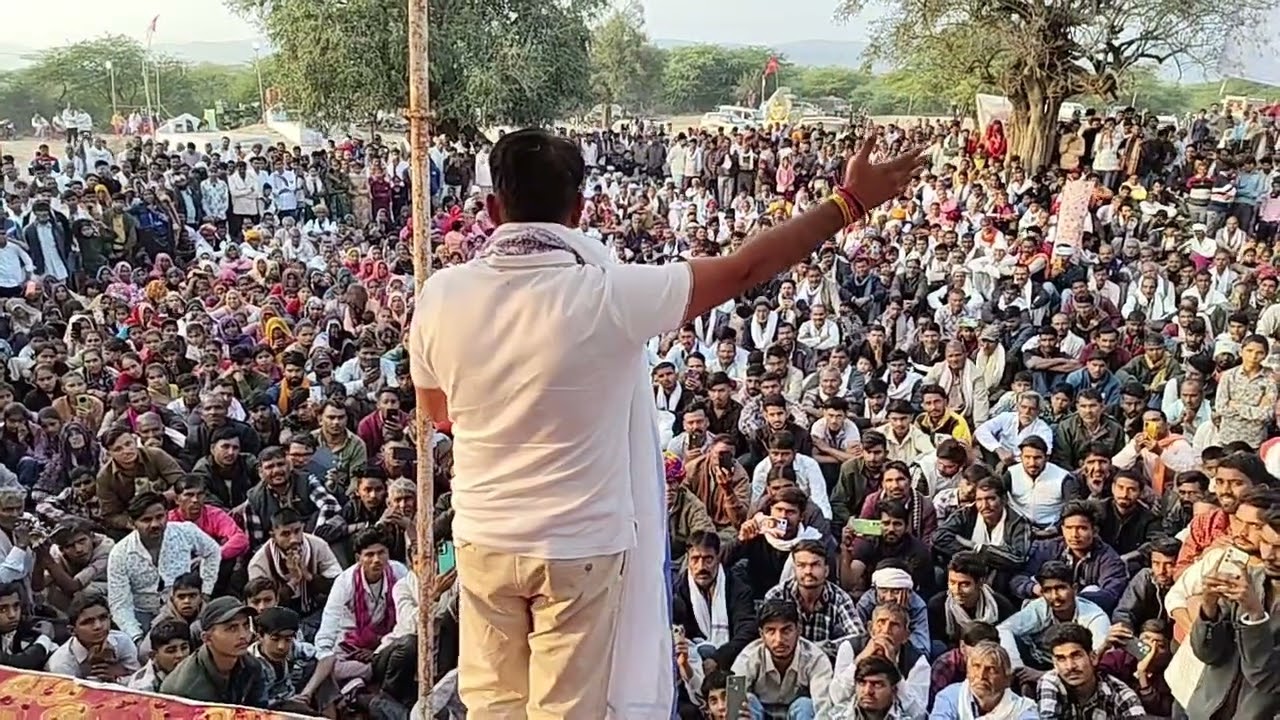 📍गोपालुरा,फौलाई(बूंदी) में।आयोजित कार्यक्रम में उपस्थित जनसमुदाय एवं मातृशक्ति को मेरा संबोधन।