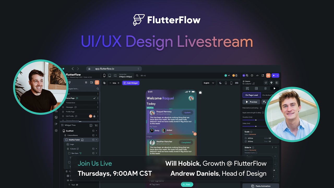 UI / UX Livestream with FlutterFlow