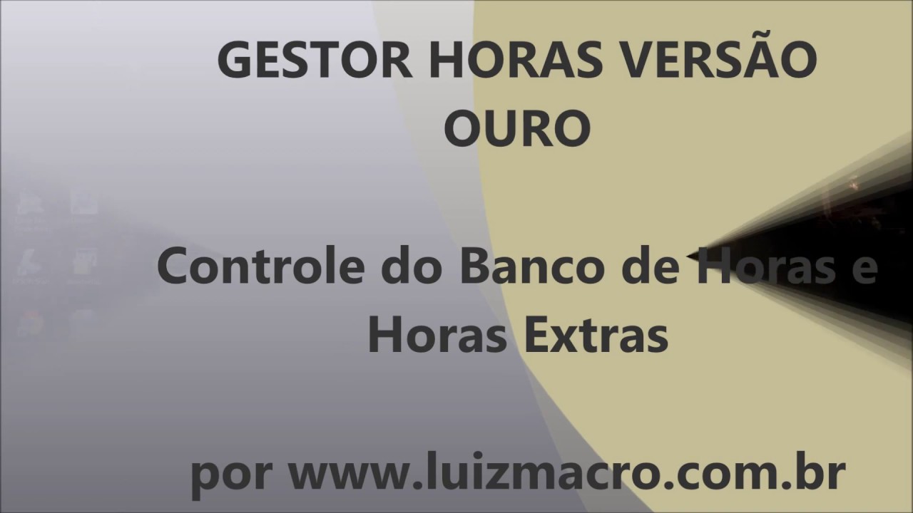 CONTROLE BANCO DE HORAS E HORAS EXTRAS PLANILHA EXCEL AUTOMATIZADA