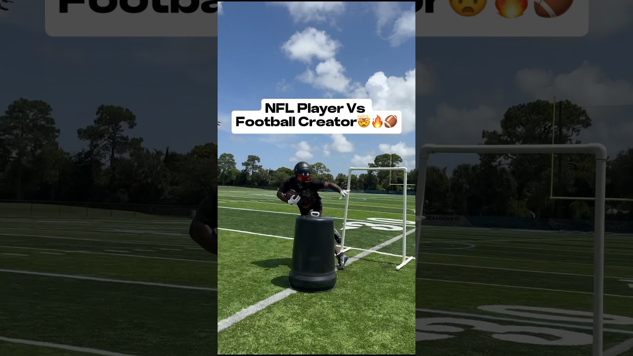 I Copied A NFL Player Running Back Drill🤯🔥 #fyp #shorts #football