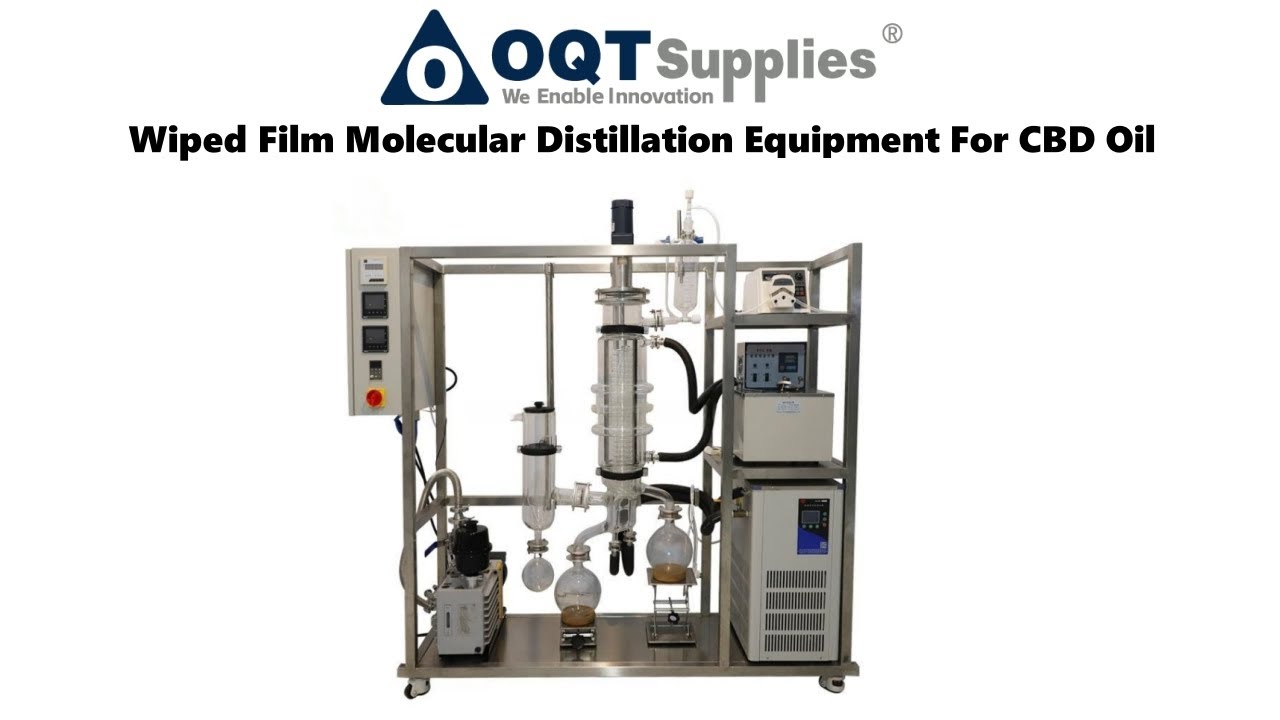 Wiped Film Molecular Distillation Equipment For CBD Oil