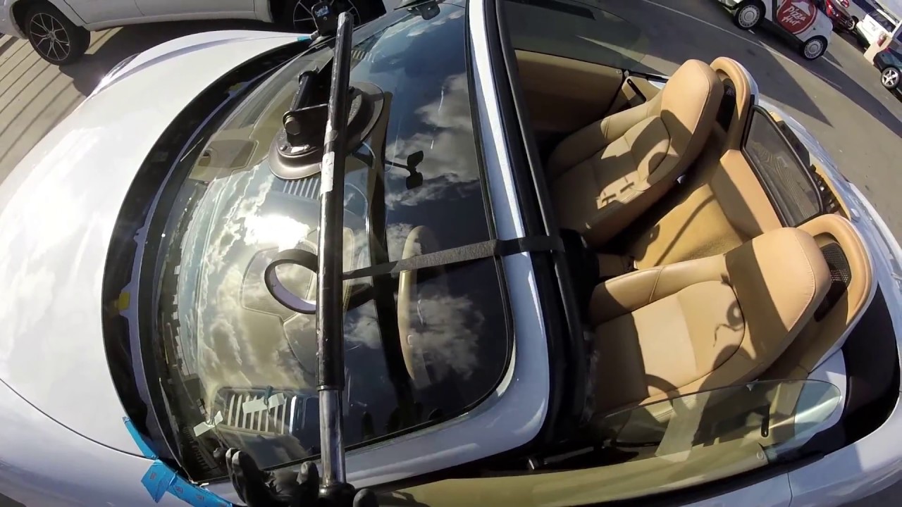 windshield replacement  2014 porche boxter( instalacion de parabrisas)