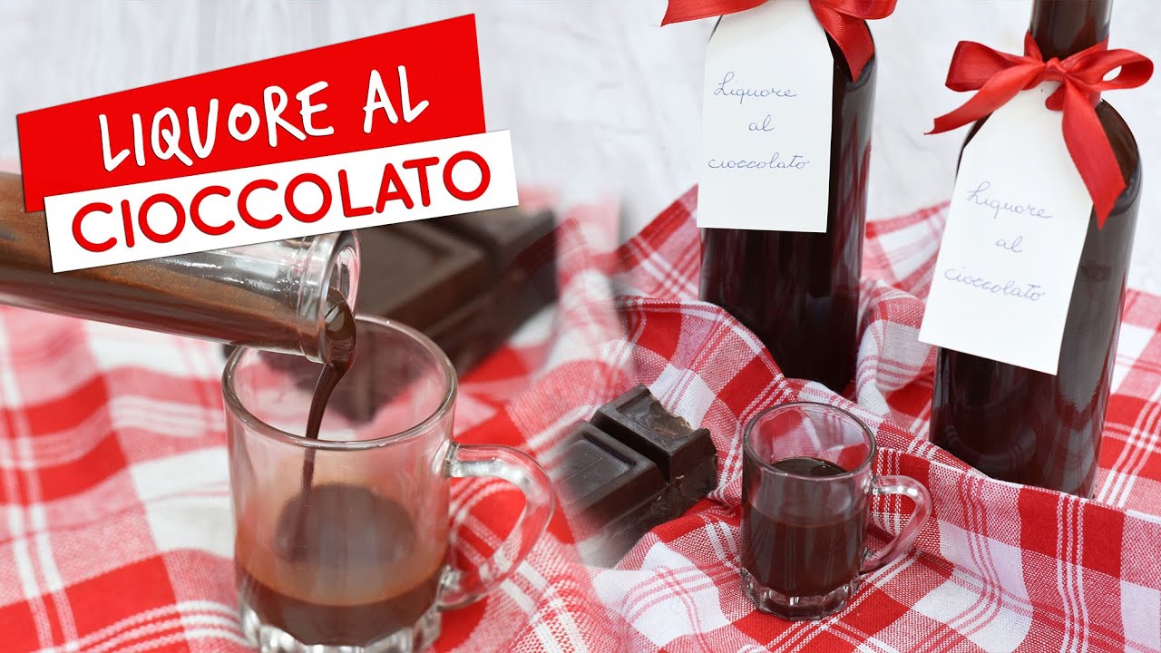 Liquore al cioccolato fondente: ricetta facile e veloce | Idea regalo natalizia