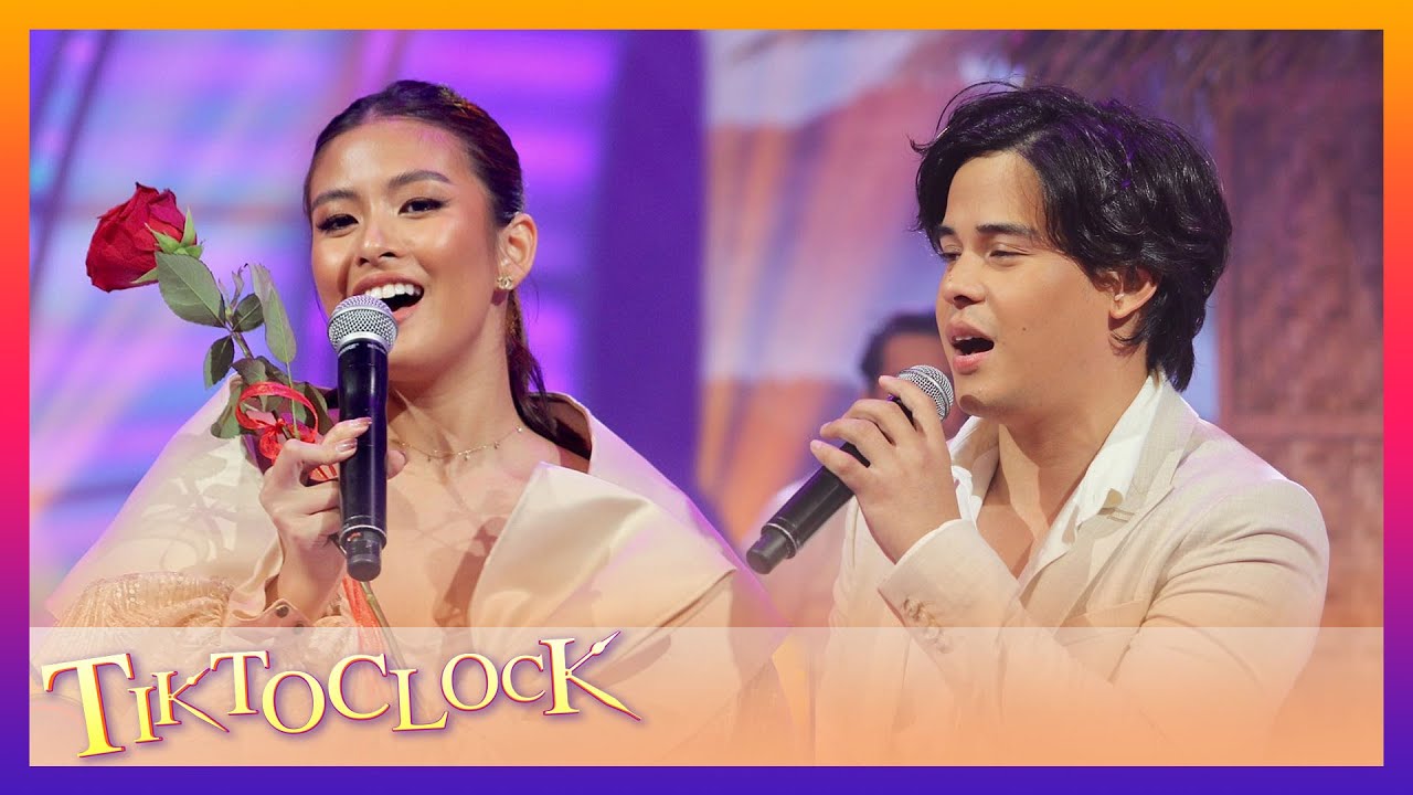 Join Khalil Ramos as he sets the tone with kilig after serenading Gabbi Garcia | Tiktoclock