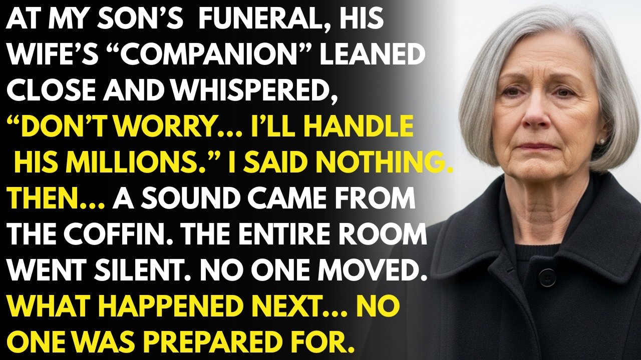 My Son Left Millions Behind. At His Funeral, a Sound Stopped Everyone When His Wife’s Lover Spoke