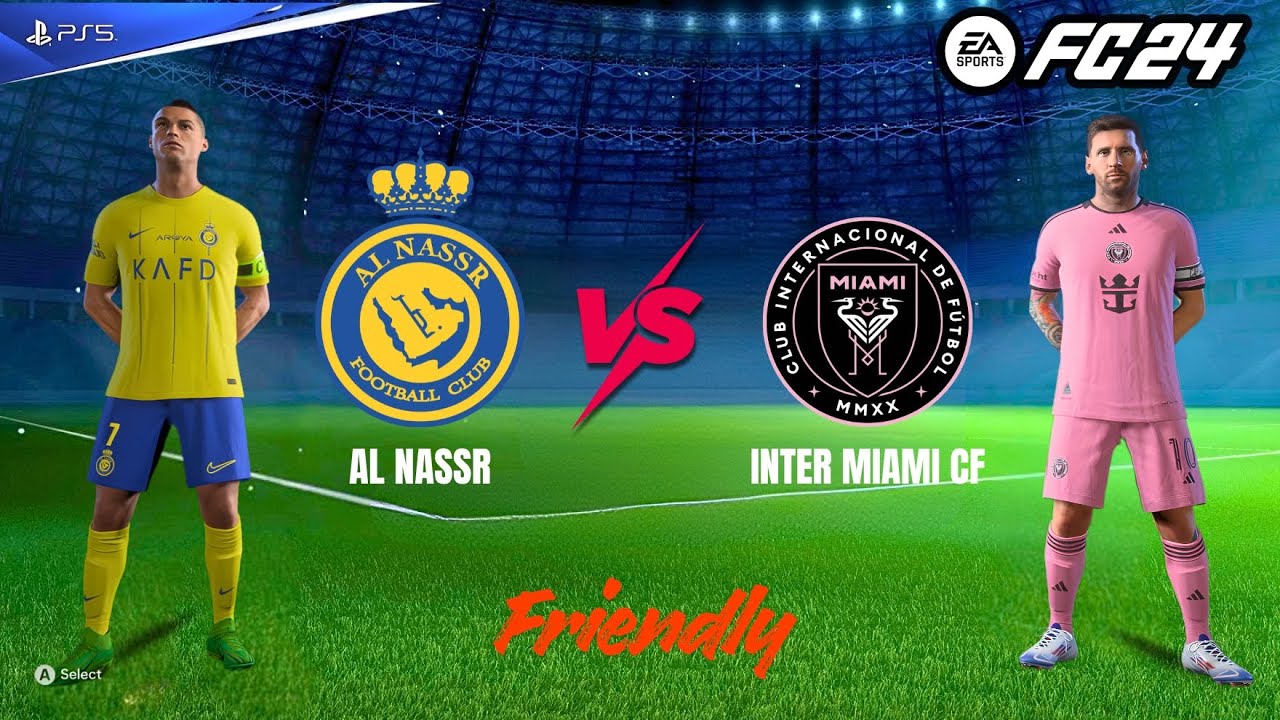 Inter Miami vs Al Nassr 0-3 | Ronaldo Double Stuns Miami | Intense Club Friendly Full Match #fc24