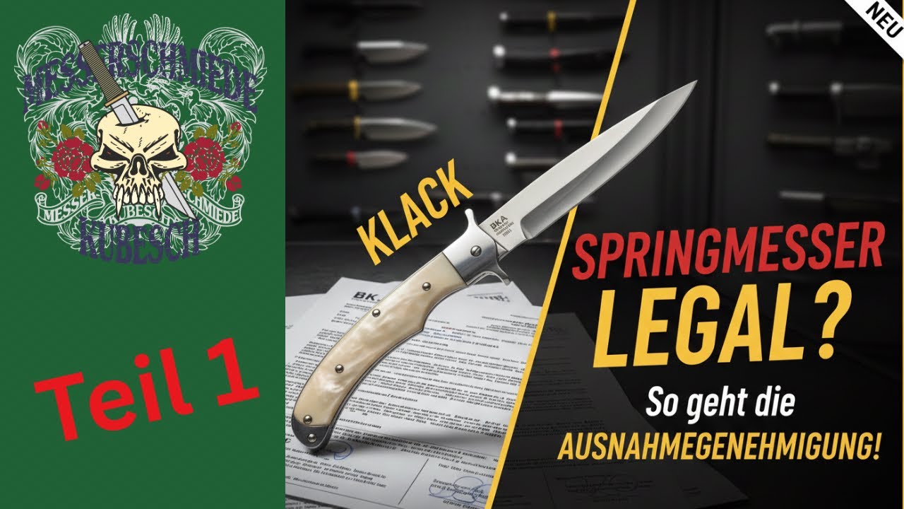 Legalität für deine Messersammlung: Der Weg aus der Verbotsfalle (Messerschmiede Kubesch)