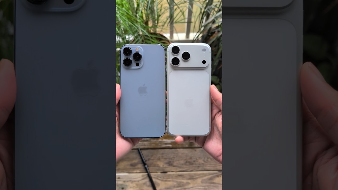 iPhone 17 Pro Max Vs iPhone 13 Pro Max Design & Boot up Test!