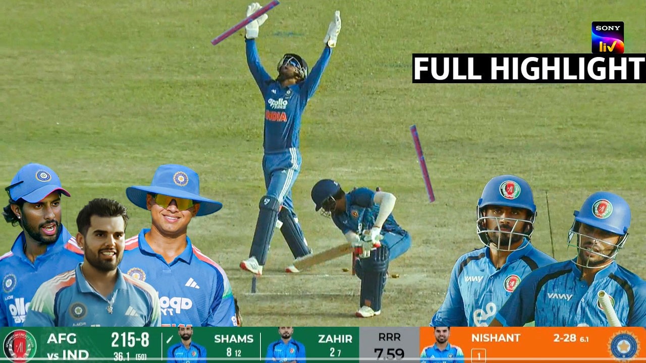 IND A vs AFG A 5th ODI 2026 Full Highlights | India A vs Afghanistan A 5th ODI 2026 Full Highlights