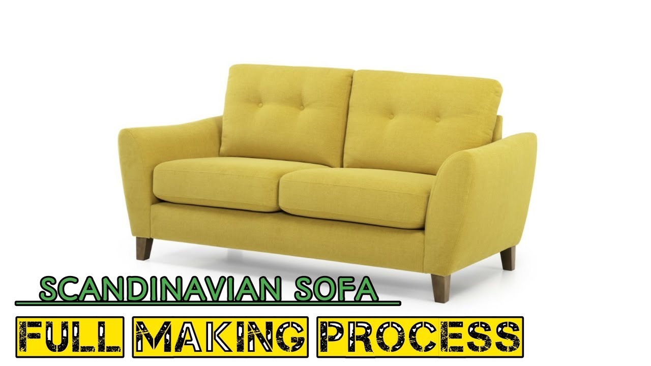 SOFA MINIMALIS RUANG TAMU KECIL - SCANDINAVIAN || TUTORIAL SOFA
