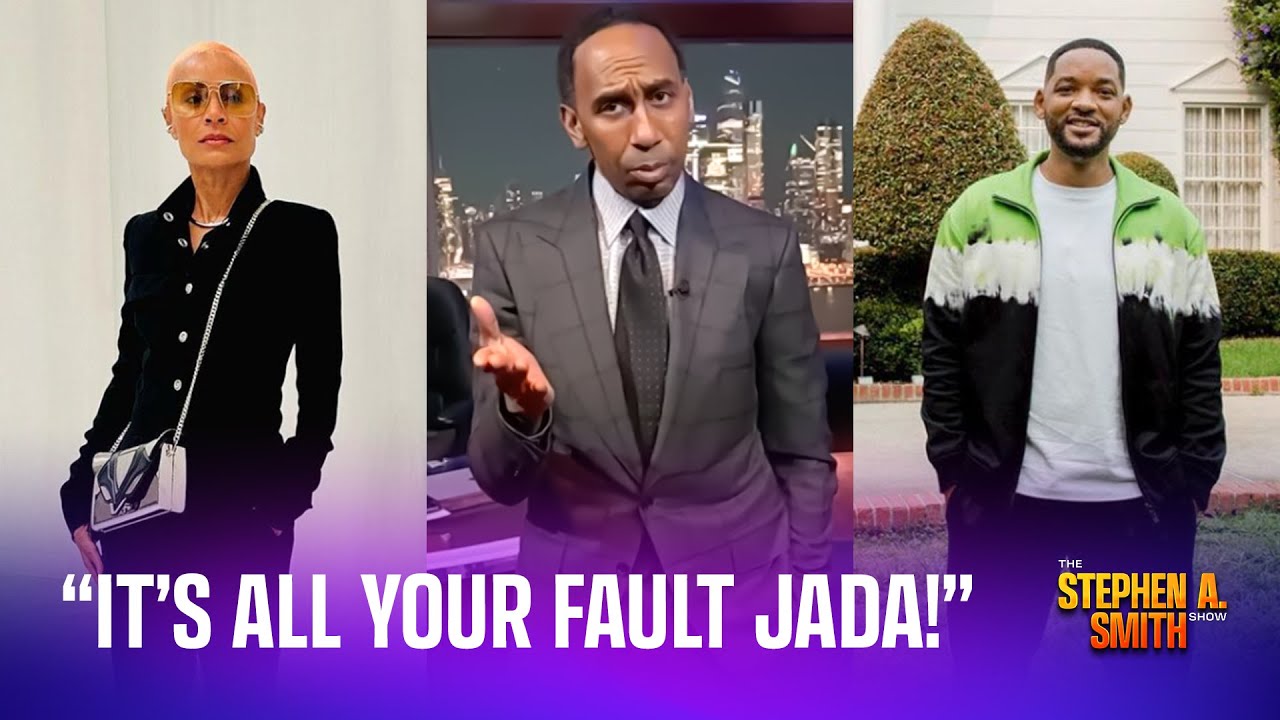 “It’s all your fault Jada!” Stephen A. Smith on Will Smith/Duane Martin rumors, fallout
