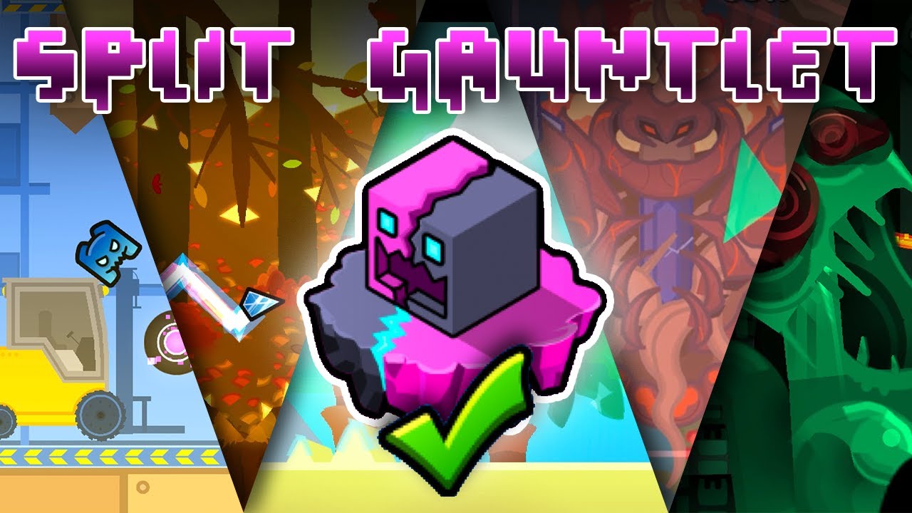 SPLIT GAUNTLET 100% COMPLETE | The Lost Gauntlets (Geometry Dash 2.2)