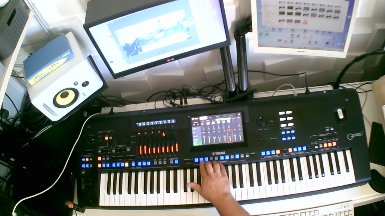 Yamaha Genos Style With Audio Pads  In The  Style Of '' CCR - I Put A Spell On You''