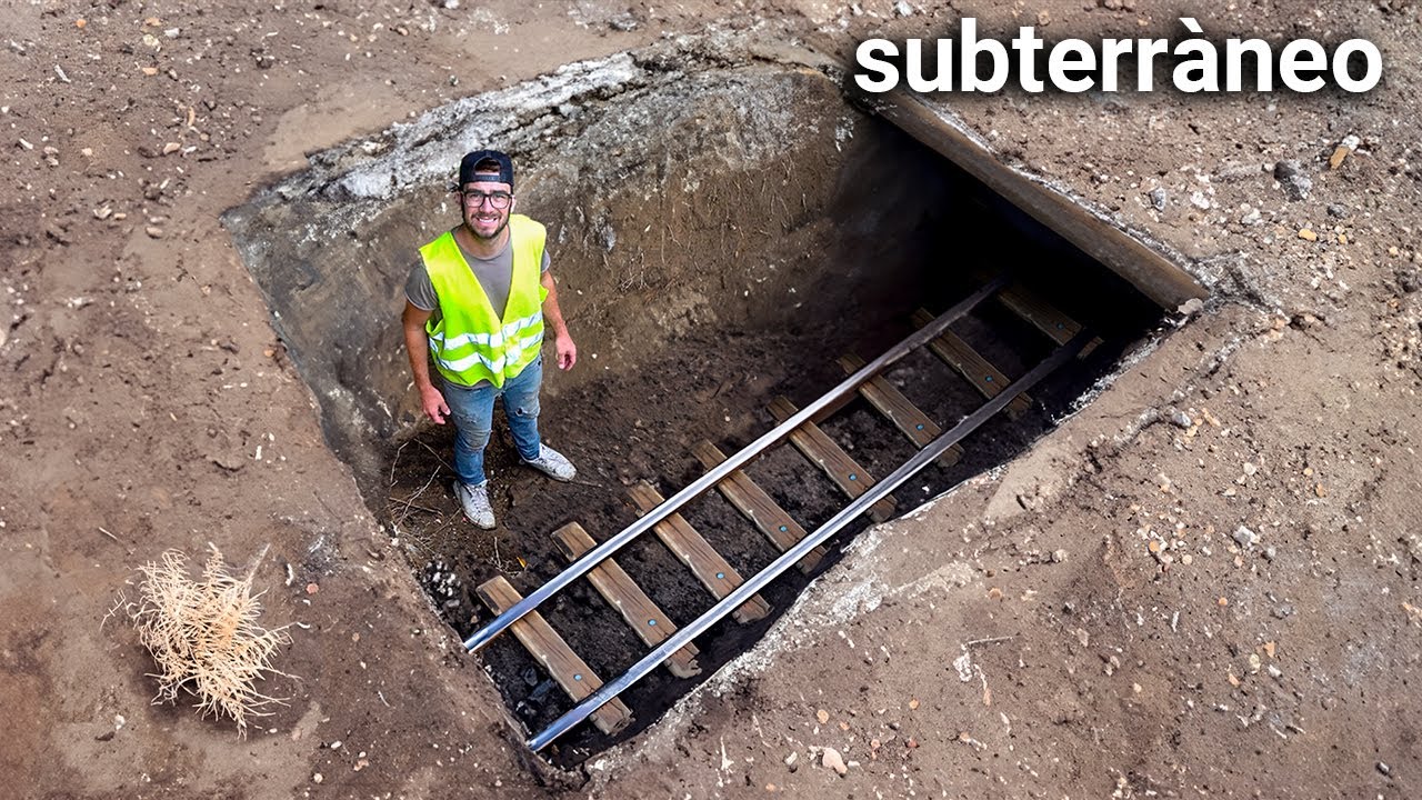 CONSTRUYO UN METRO EN MI JARDÍN - EP.1