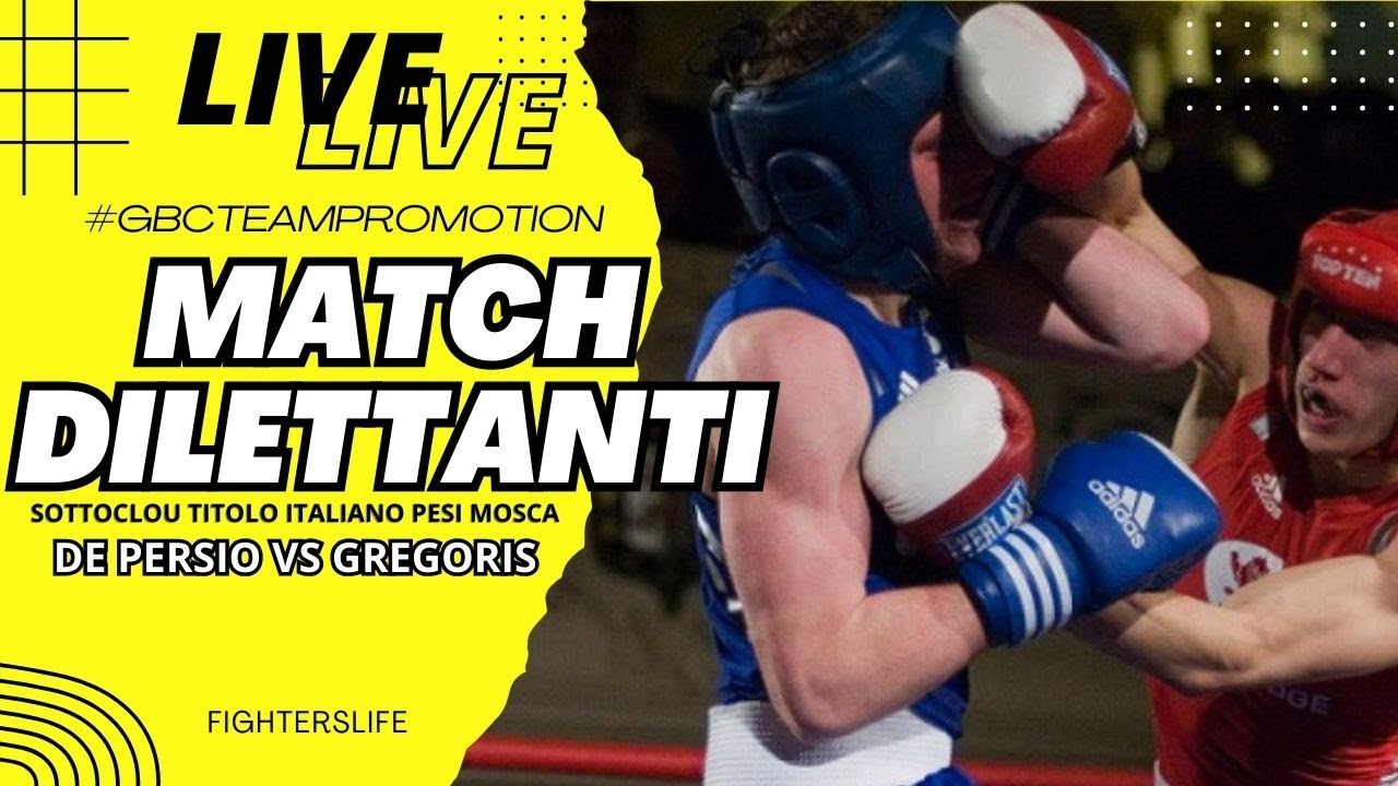 🔴 De Persio vs Gregoris e il Sottoclou: Una Notte di Grandi Sfide tra nei match dilettantistici! 🥇🥊