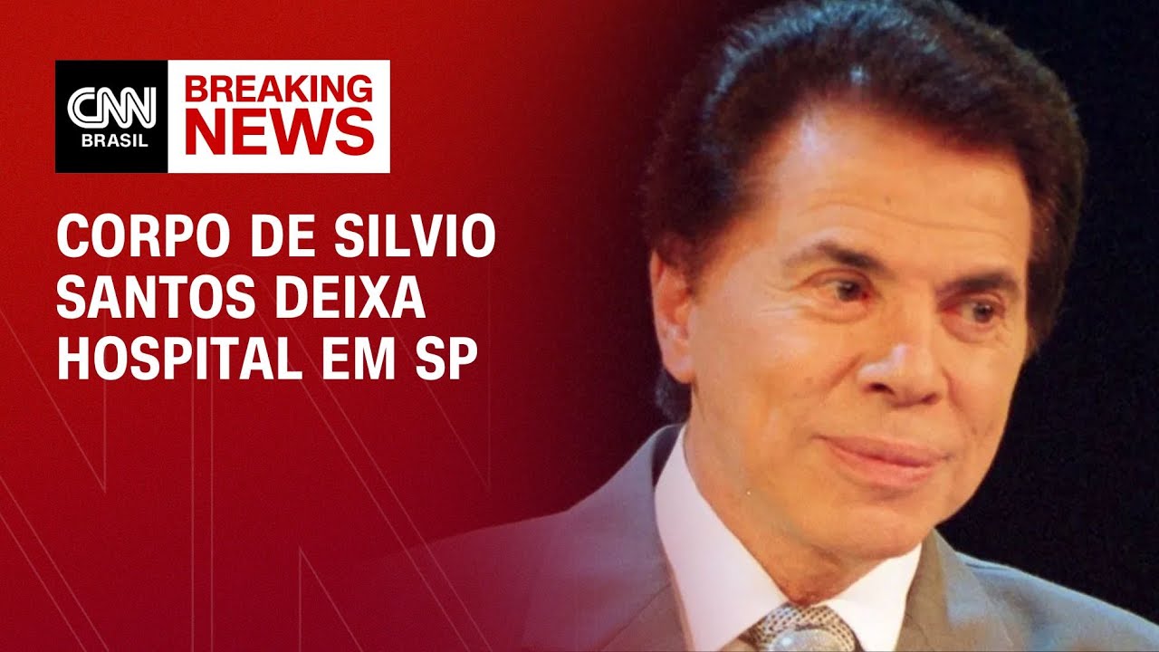 Corpo de Silvio Santos deixa hospital em SP | AGORA CNN