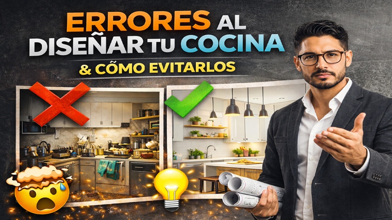 Errores comunes al DISEÑAR tu COCINA