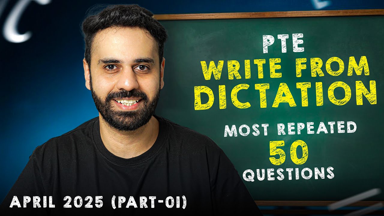 PTE Listening Write From Dictation | Real Exam Prediction April 2025 | VLE