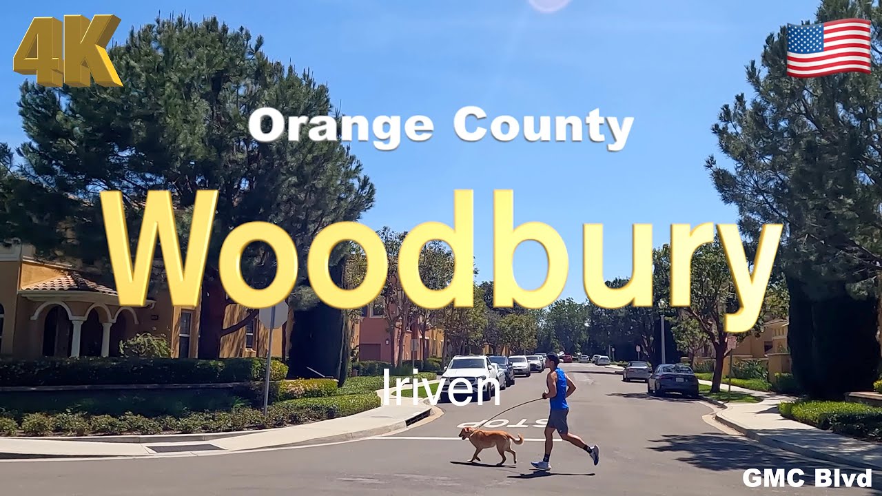 [4K] Orange County 🇺🇸,  Woodbury Irvine California USA - Drive